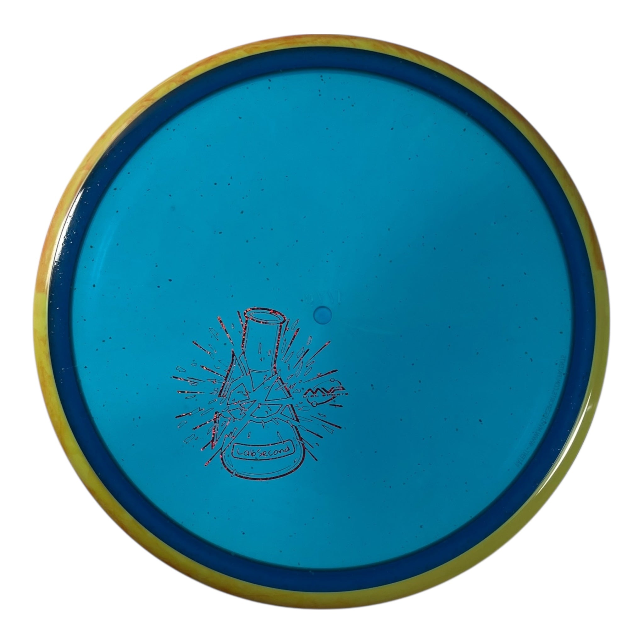 Axiom Discs Hex - Lab Second | Particle Proton | Blue/Yellow 177g Disc Golf