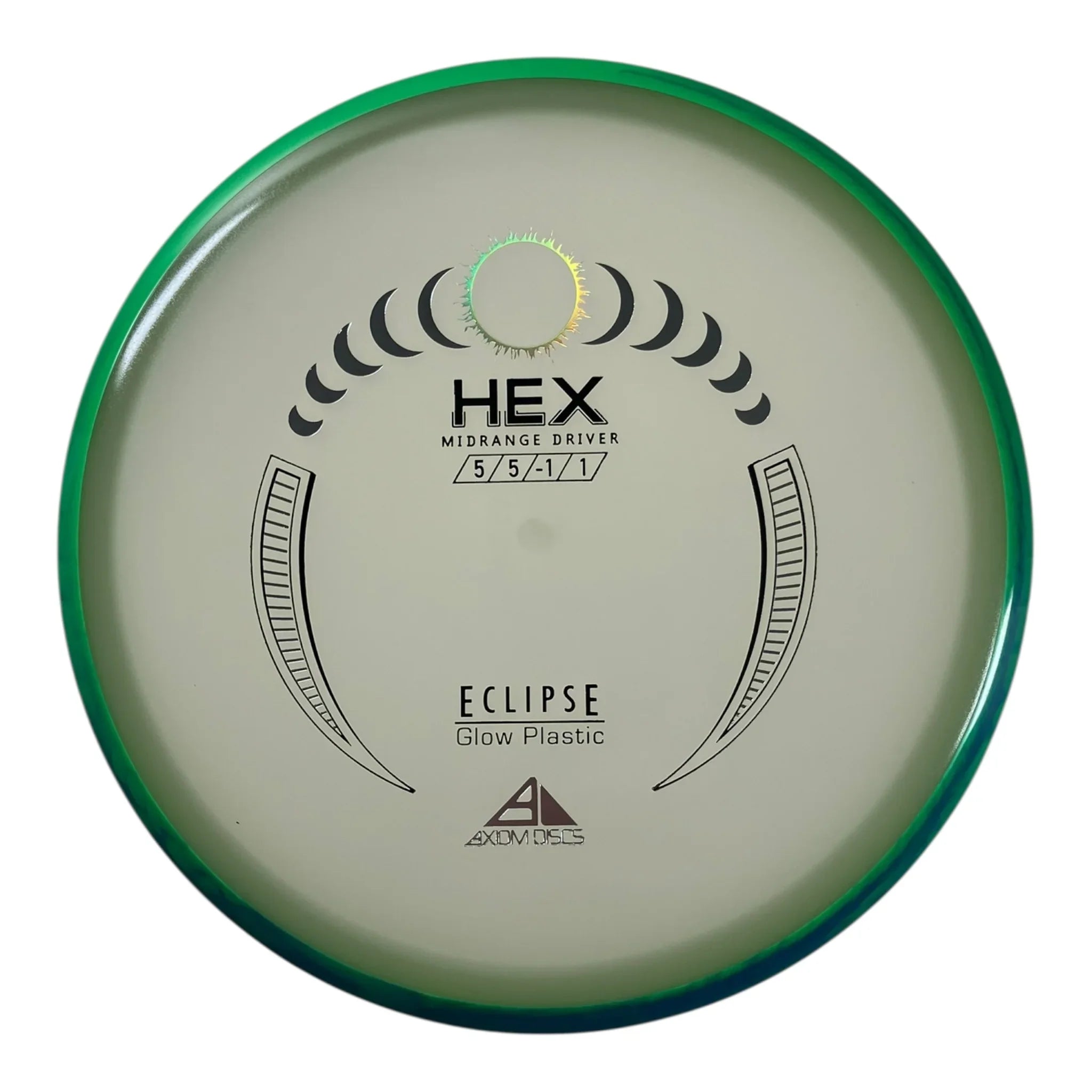 Axiom Discs Hex | Eclipse | Glow/Green 177g Disc Golf
