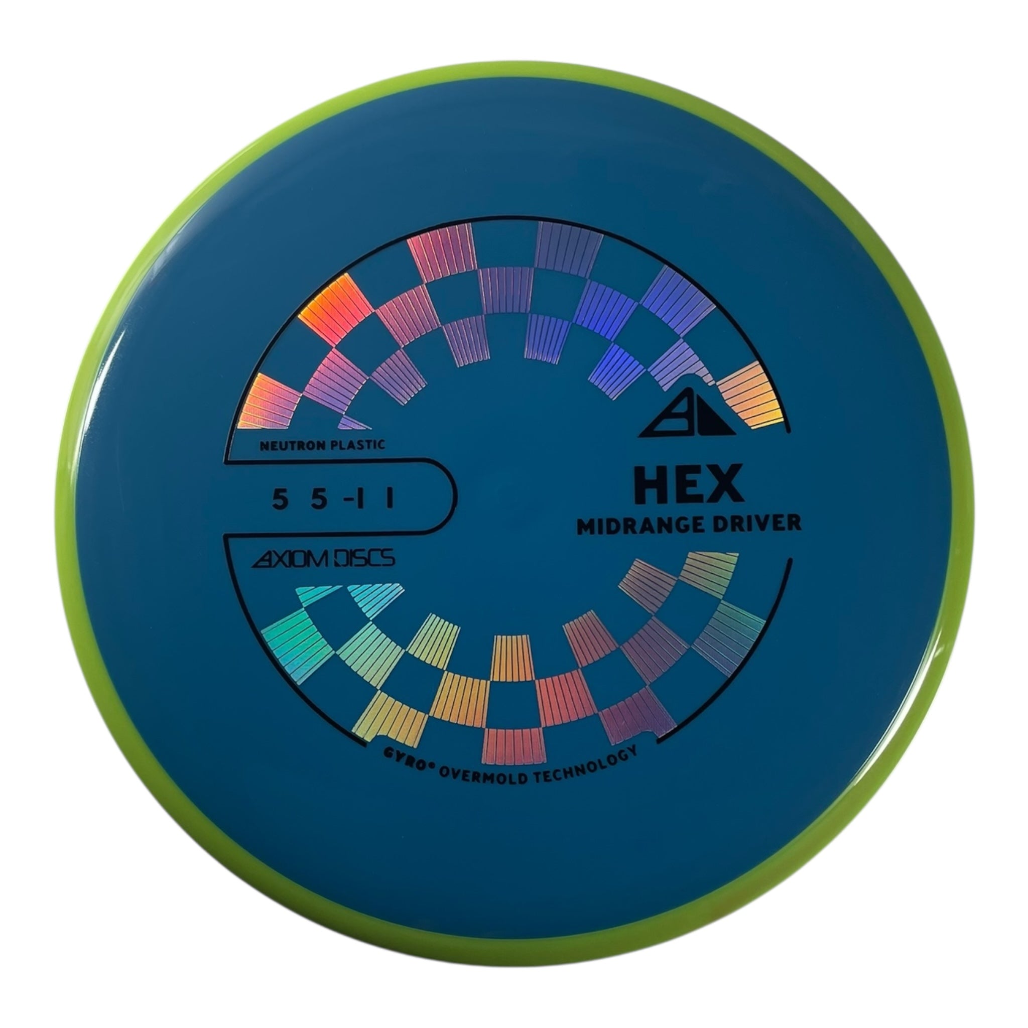 Axiom Discs Hex | Neutron | Blue/Yellow 172g (Project Lab Coat) Disc Golf