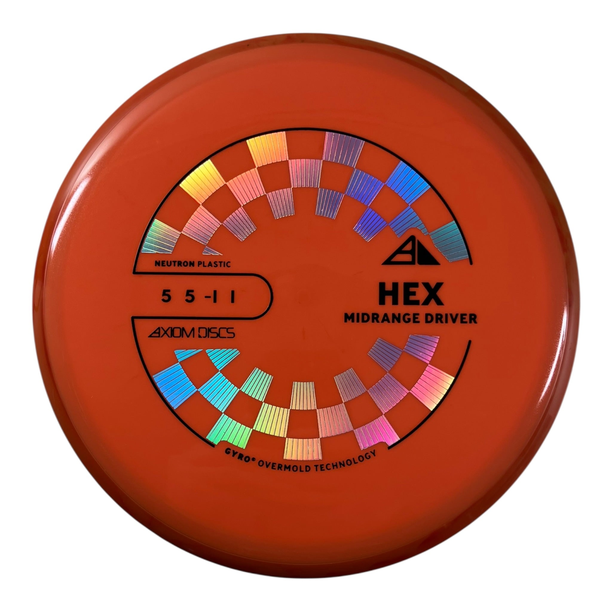 Axiom Discs Hex | Neutron | Orange/Orange 177g (Project Lab Coat) Disc Golf