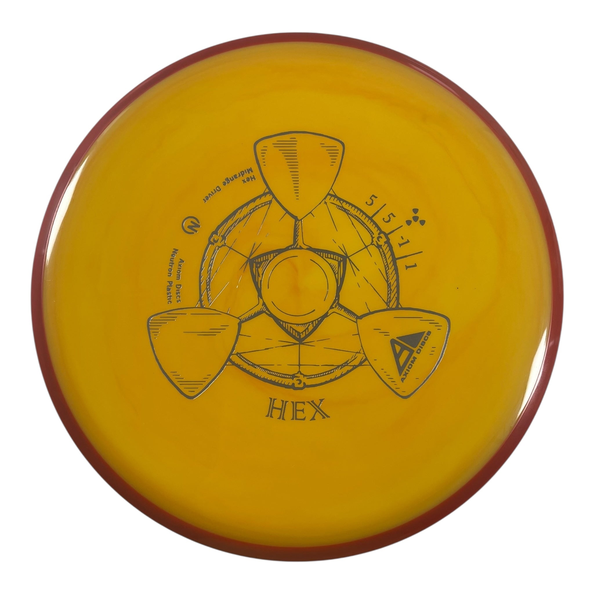 Axiom Discs Hex | Neutron | Orange/Red 174g Disc Golf