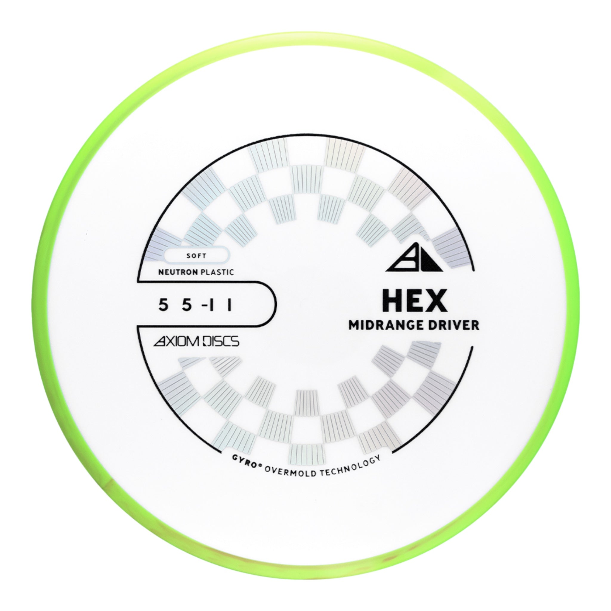 Axiom Discs Hex | Neutron Soft | 165-179g (Project Lab Coat) Disc Golf