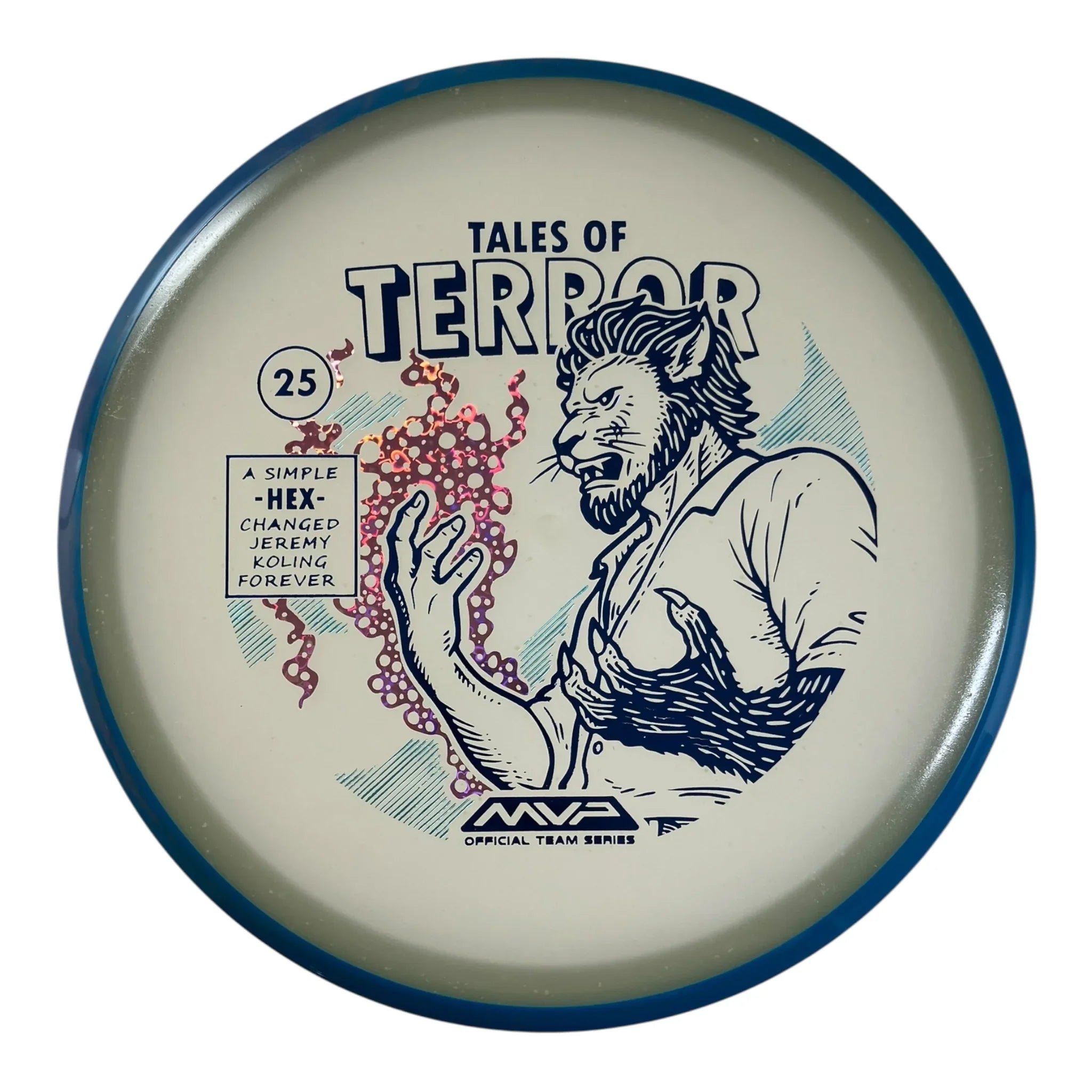 Axiom Discs Hex | Particle Eclipse | Glow/Blue 176-177g (Jeremy Koling Halloween 2025) Disc Golf