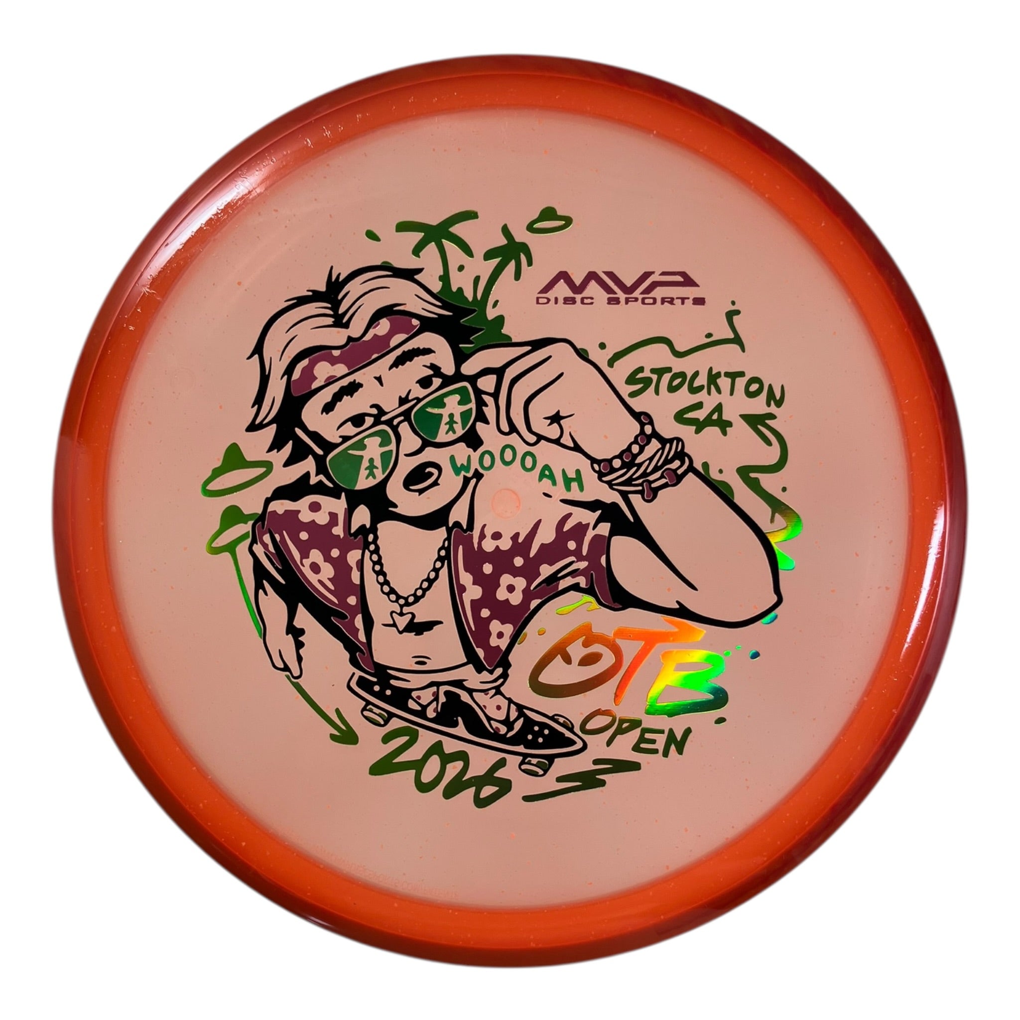 Axiom Discs Hex | Particle Glow Proton Soft | Orange/Orange 172g (OTB Open 2026) Disc Golf