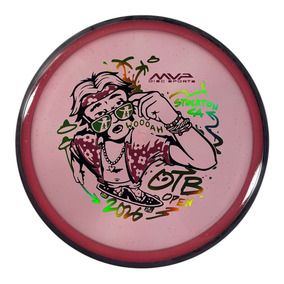 Axiom Discs Hex | Particle Glow Proton Soft | Pink/Purple 177g (OTB Open 2026) Disc Golf