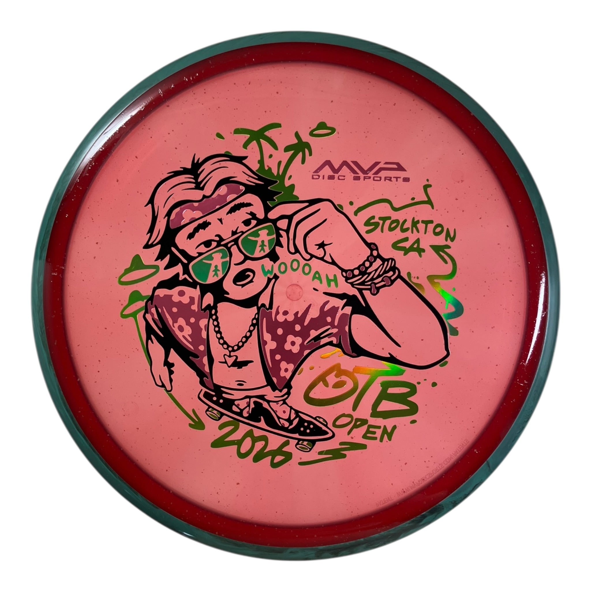 Axiom Discs Hex | Particle Glow Proton Soft | Red/Blue 177g (OTB Open 2026) Disc Golf