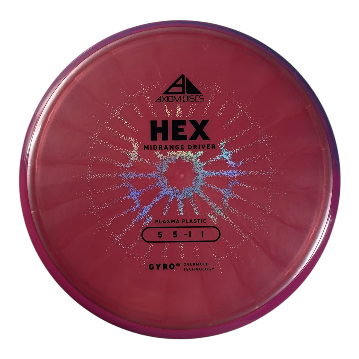 Axiom Discs Hex | Plasma | Pink/Purple 169g (Project Lab Coat) Disc Golf