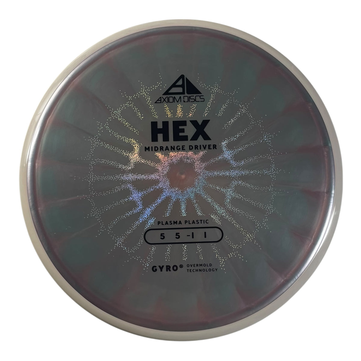 Axiom Discs Hex | Plasma | Pink/White 177g (Project Lab Coat) Disc Golf