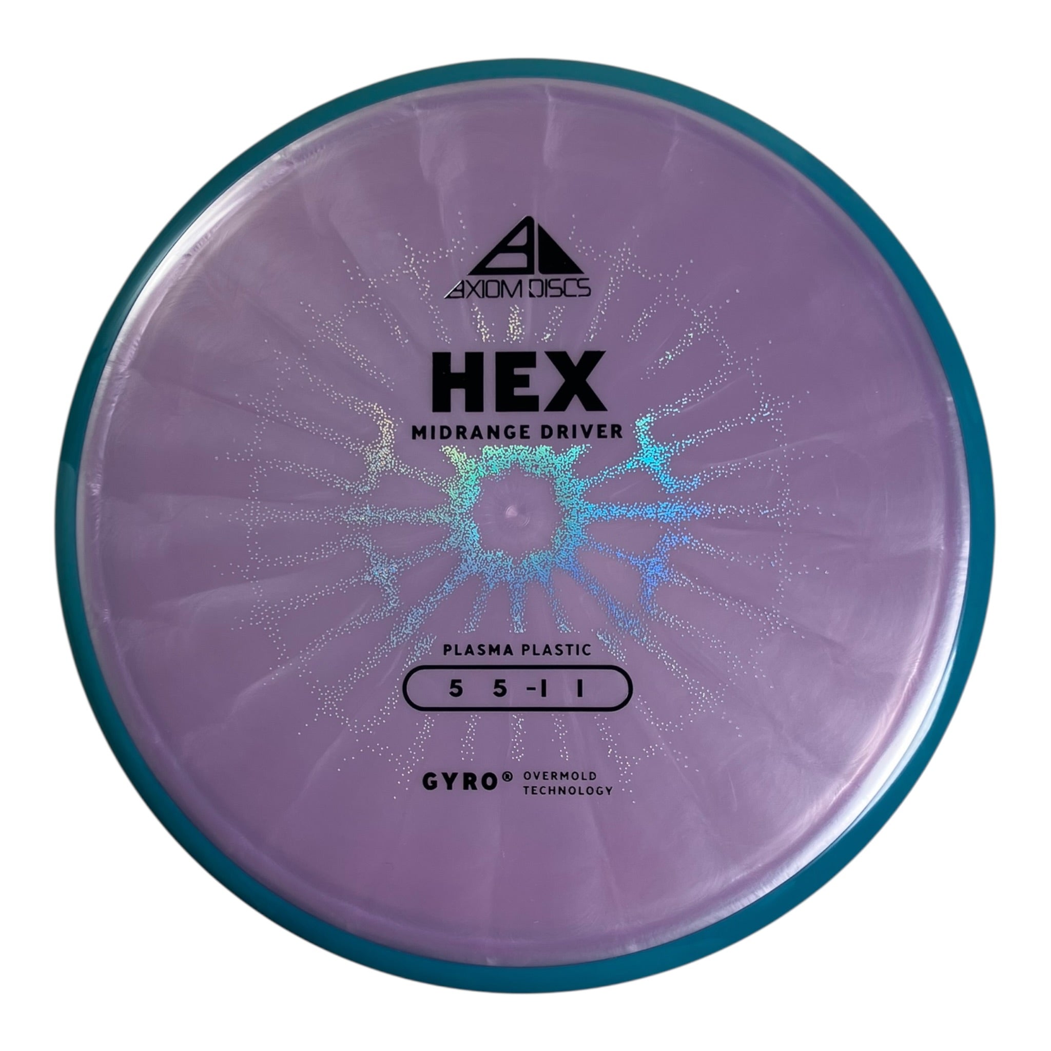 Axiom Discs Hex | Plasma | Purple/Blue 173g (Project Lab Coat) Disc Golf