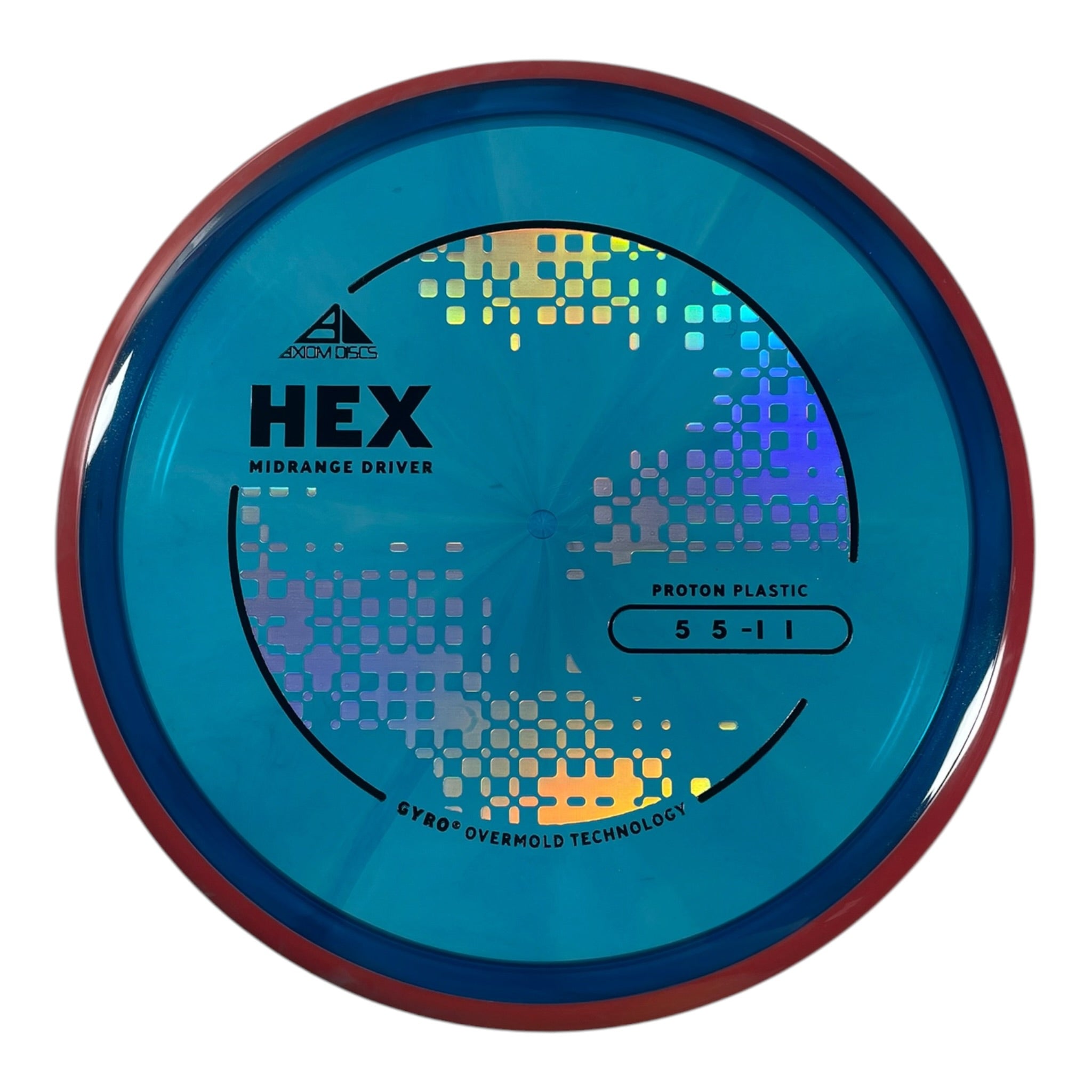 Axiom Discs Hex | Proton | Blue/Red 177g (Project Lab Coat) Disc Golf