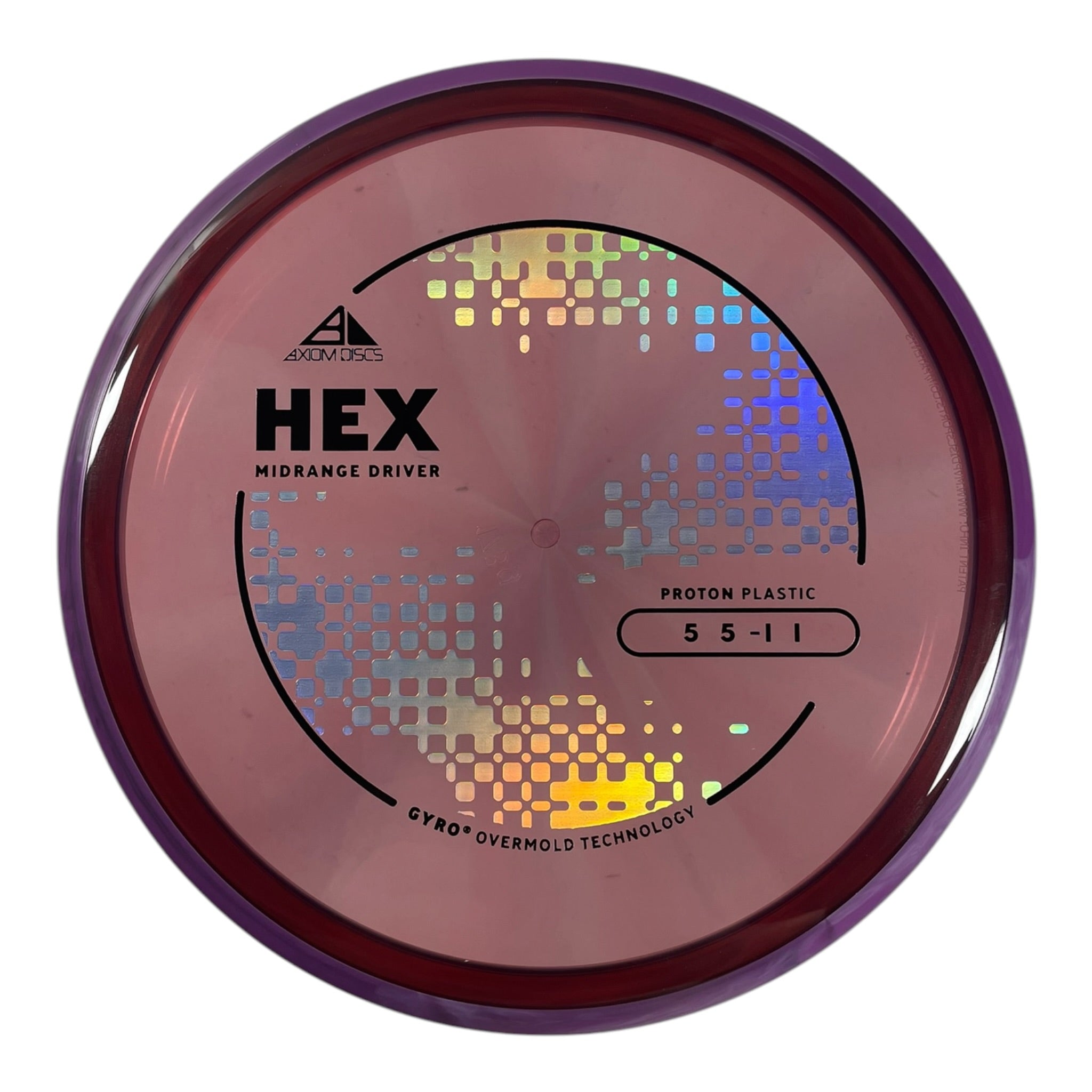 Axiom Discs Hex | Proton | Purple/Purple 173g (Project Lab Coat) Disc Golf