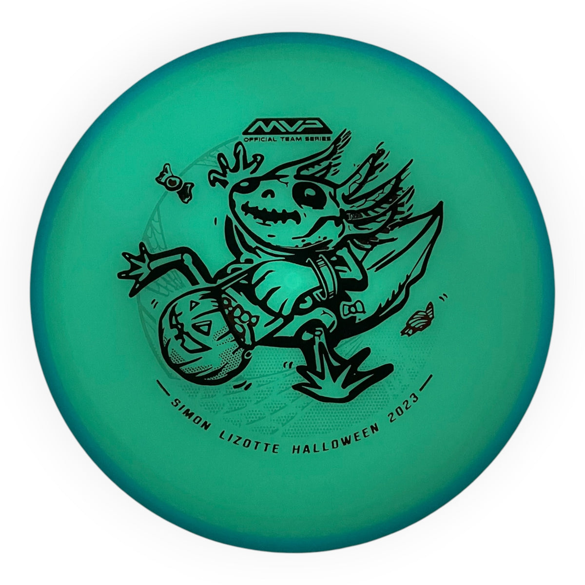 Axiom Discs Hex | Total Eclipse | Green/Teal Rim 175g (Simon Lizotte) Disc Golf