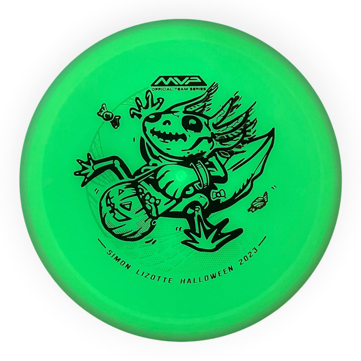 Axiom Discs Hex | Total Eclipse | Green/White Rim 176g (Simon Lizotte) Disc Golf