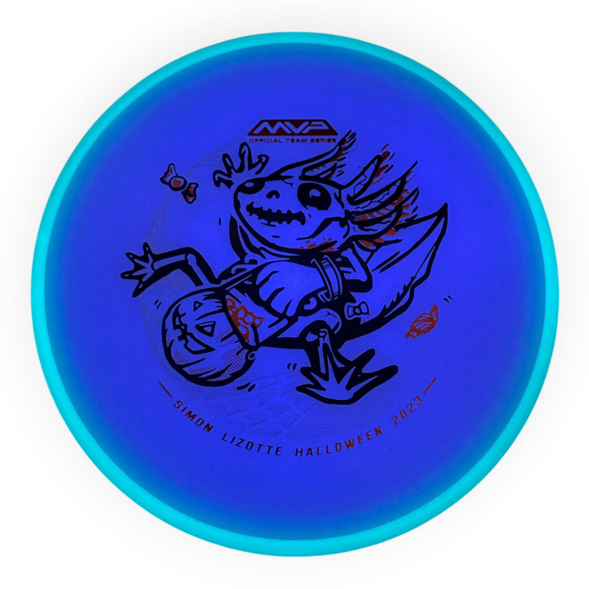 Axiom Discs Hex | Total Eclipse | Purple/Teal Rim 174-175g (Simon Lizotte) Disc Golf