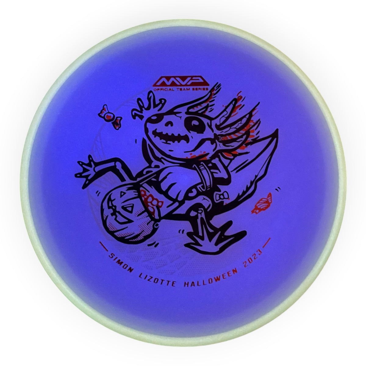 Axiom Discs Hex | Total Eclipse | Purple/White Rim 174g (Simon Lizotte) Disc Golf