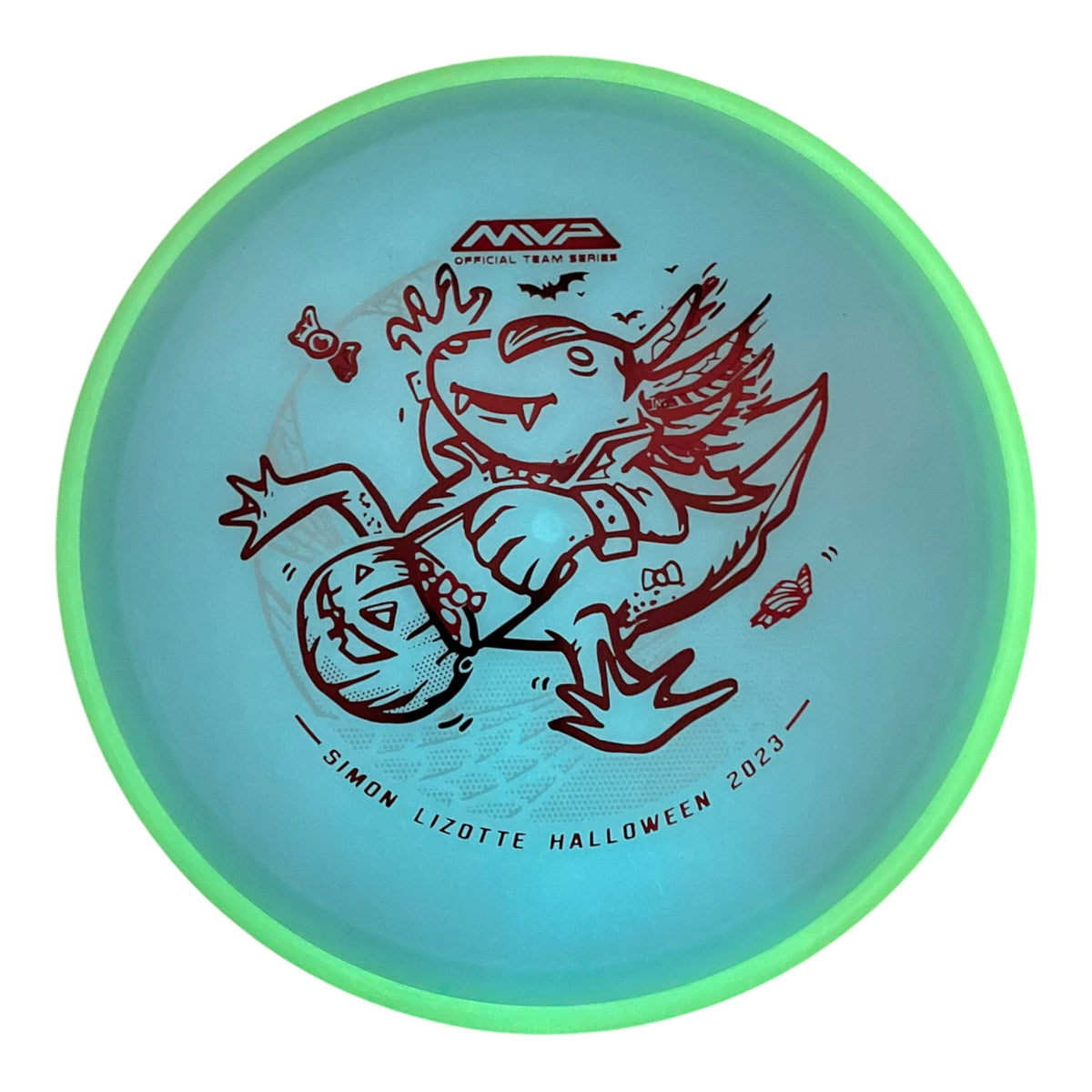 Axiom Discs Hex | Total Eclipse | Teal/Green Rim 174-175g (Simon Lizotte) Disc Golf