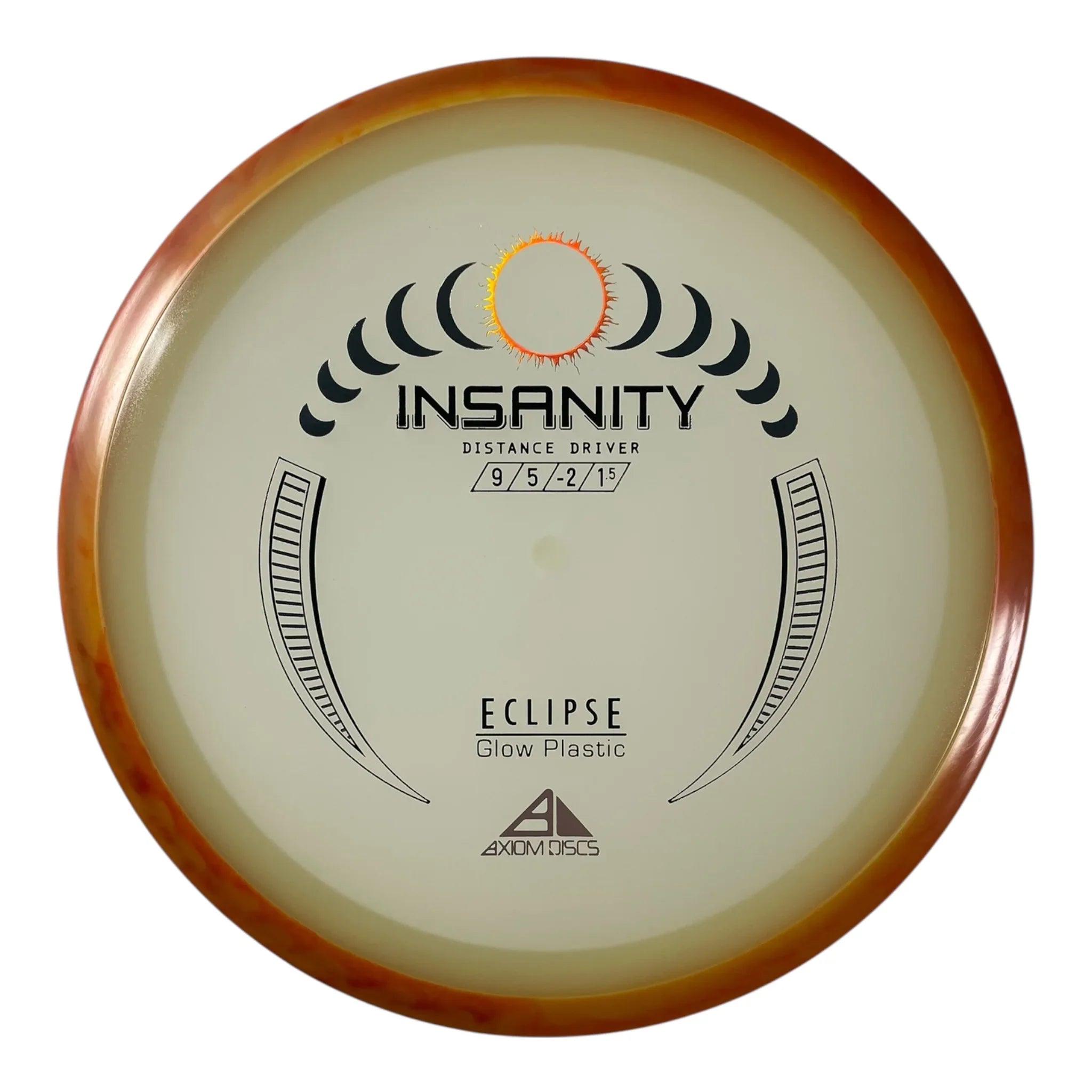 Axiom Discs Insanity | Eclipse | Glow/Orange 168g Disc Golf