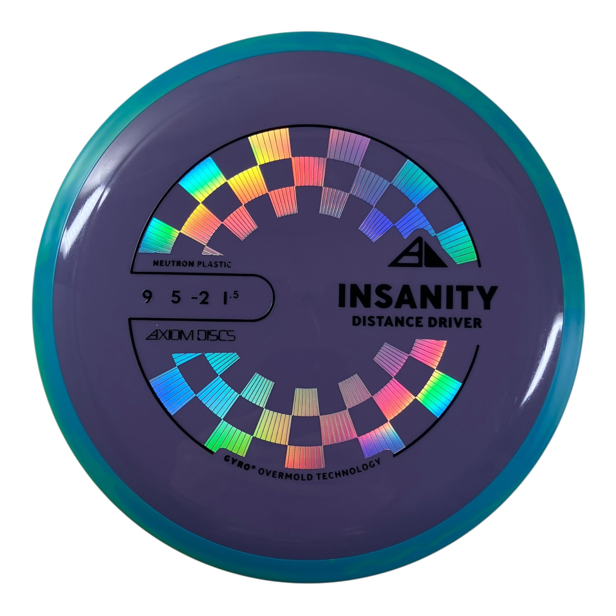 Axiom Discs Insanity | Neutron | Purple/Blue 162g (Project Lab Coat) Disc Golf