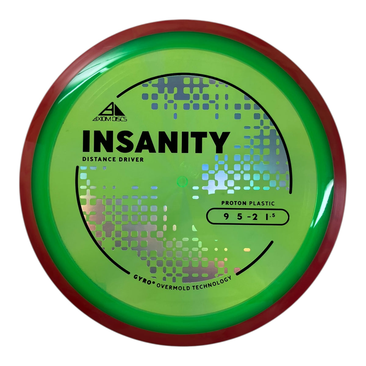 Axiom Discs Insanity | Proton | Green/Red 167g (Project Lab Coat) Disc Golf