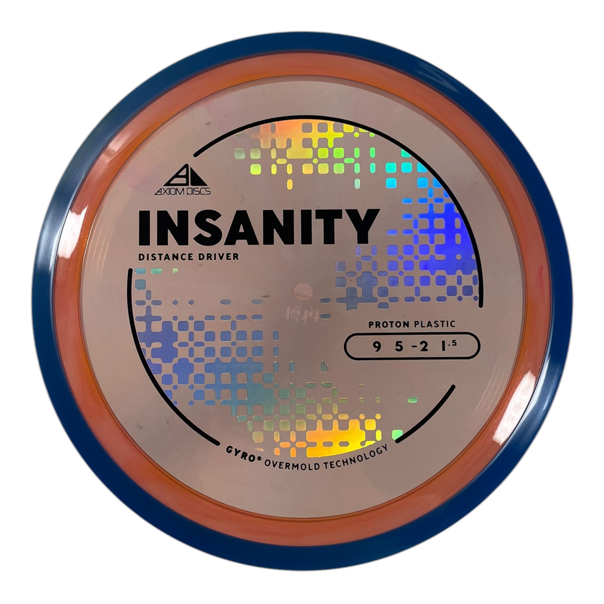 Axiom Discs Insanity | Proton | Orange/Blue 161g (Project Lab Coat) Disc Golf