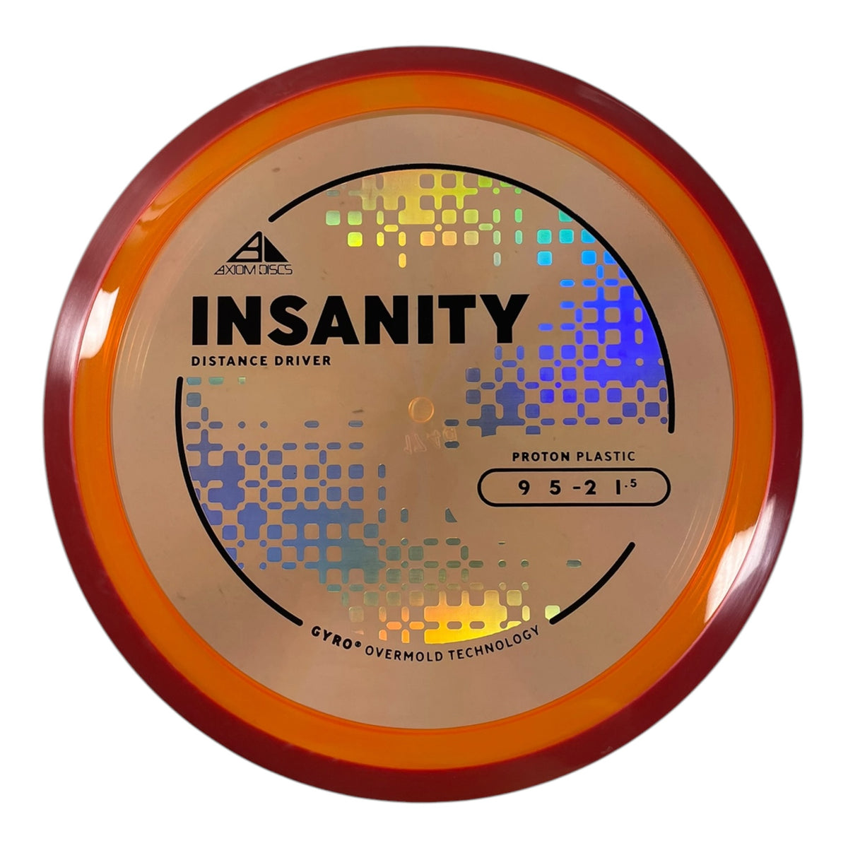 Axiom Discs Insanity | Proton | Orange/Red 174g (Project Lab Coat) Disc Golf