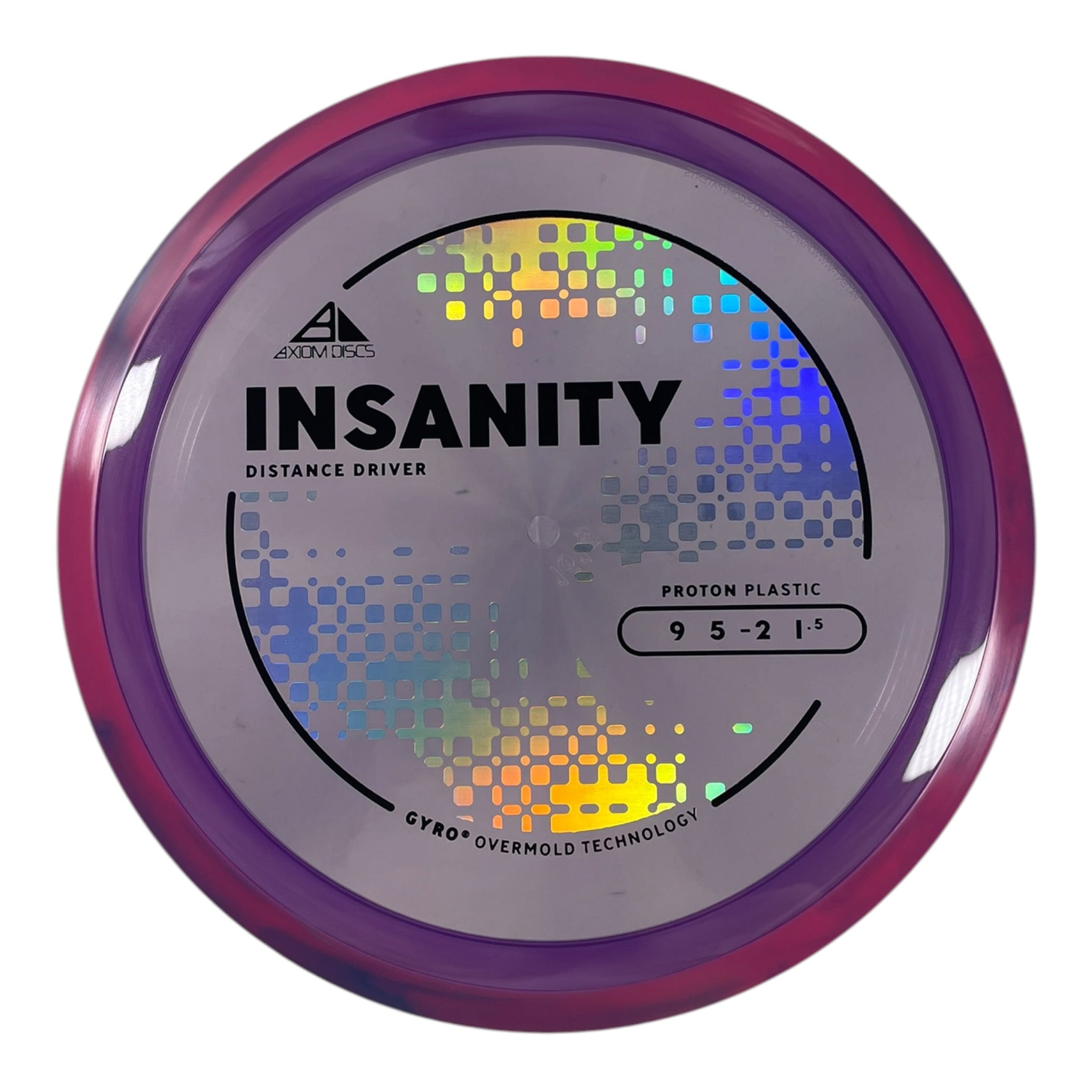 Axiom Discs Insanity | Proton | Purple/Pink 161g (Project Lab Coat) Disc Golf