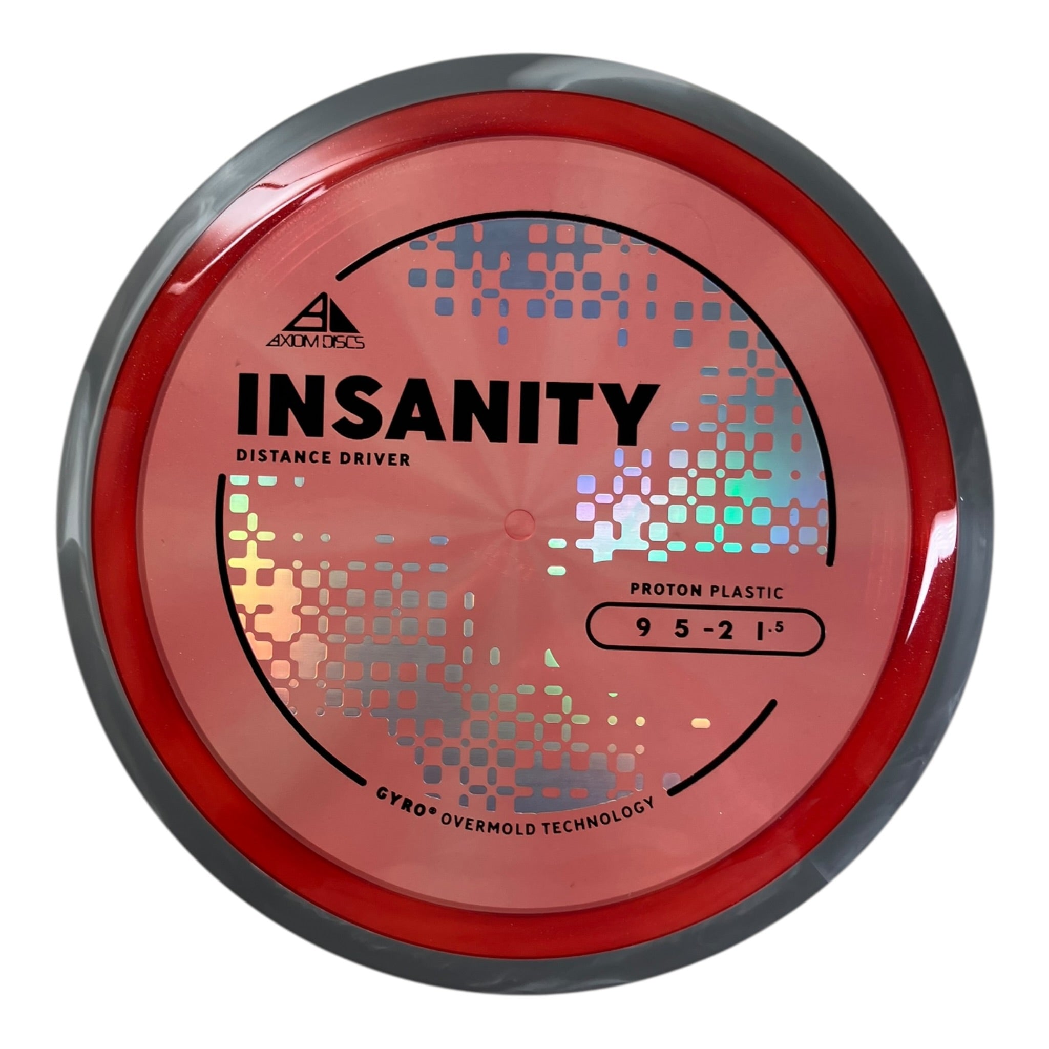 Axiom Discs Insanity | Proton | Red/Grey 162g (Project Lab Coat) Disc Golf