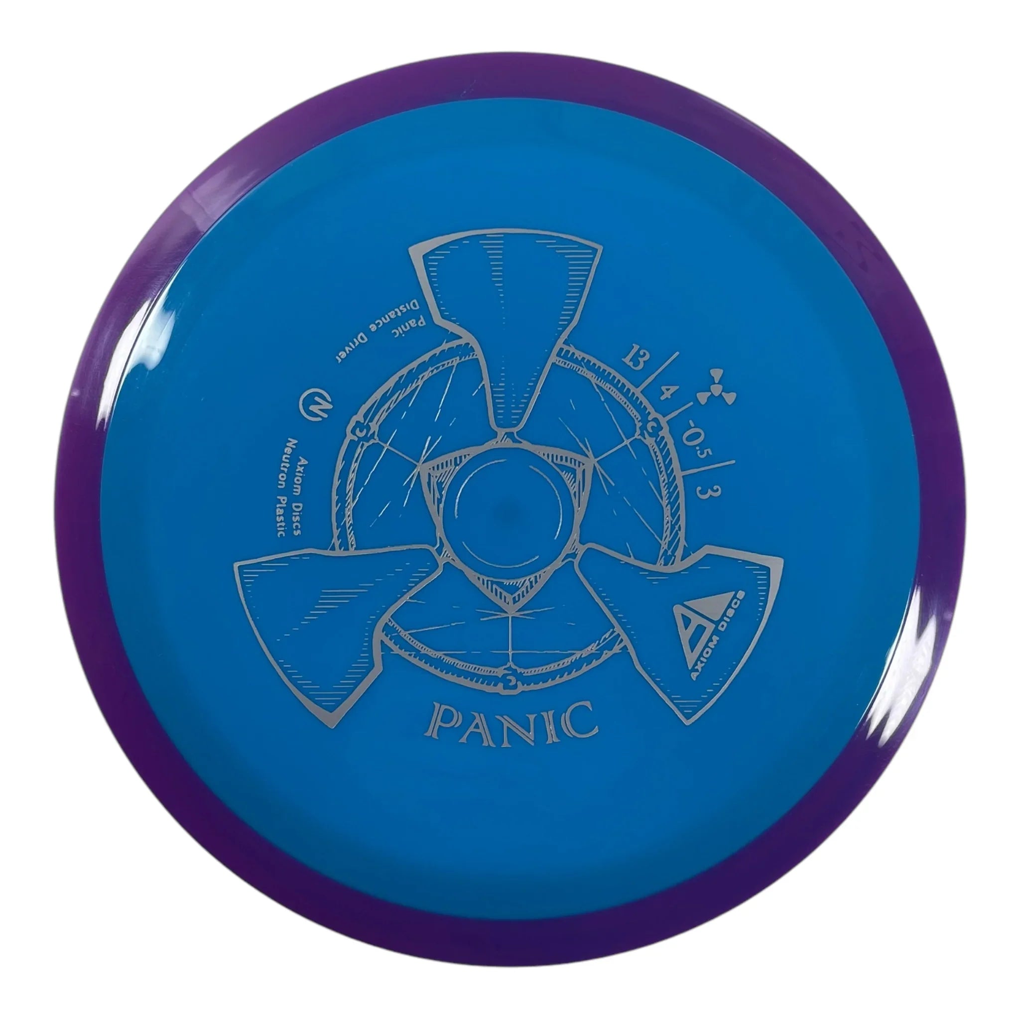 Axiom Discs Panic | Neutron | Blue/Purple 169g Disc Golf
