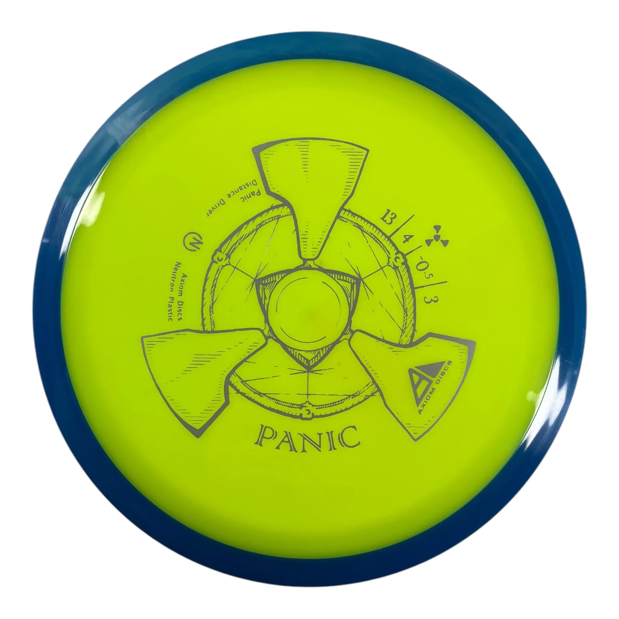 Axiom Discs Panic | Neutron | Yellow/Blue 173g Disc Golf