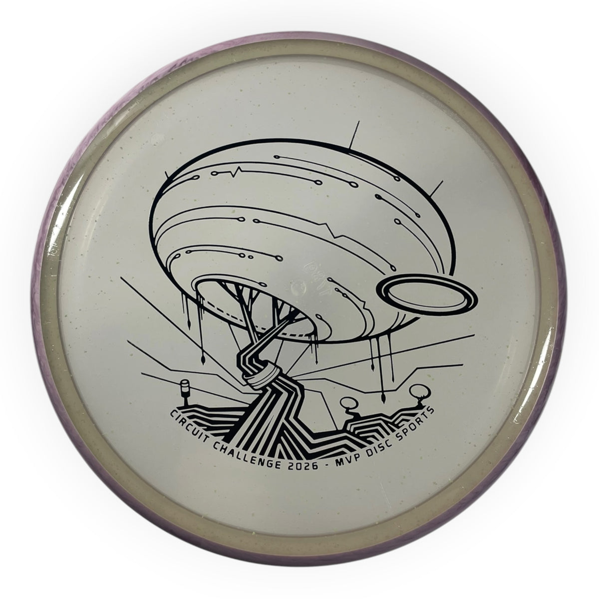 Axiom Discs Paradox | Particle Proton | Clear/Purple 178g (Circuit Challenge) Disc Golf