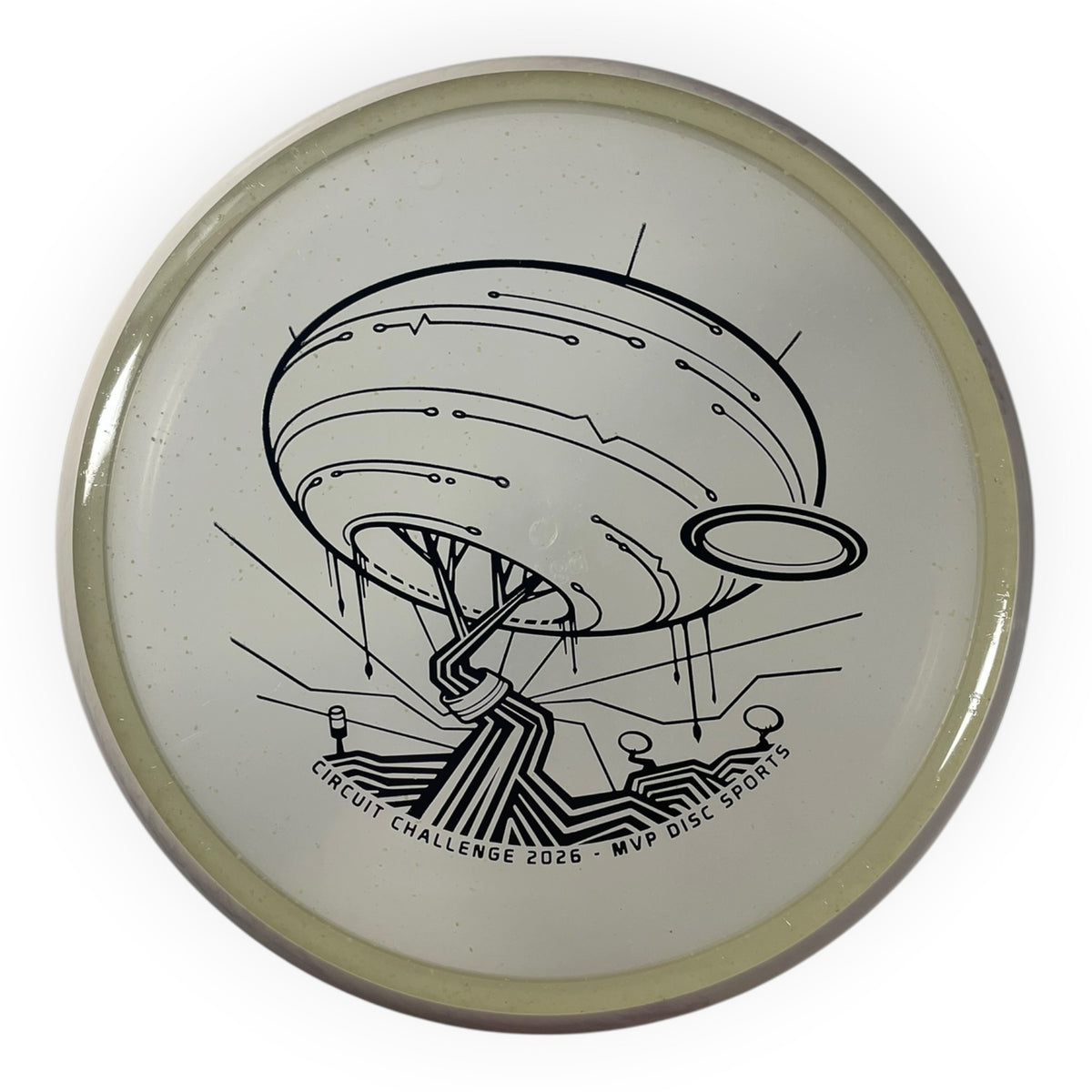 Axiom Discs Paradox | Particle Proton | Clear/White 178g (Circuit Challenge) Disc Golf