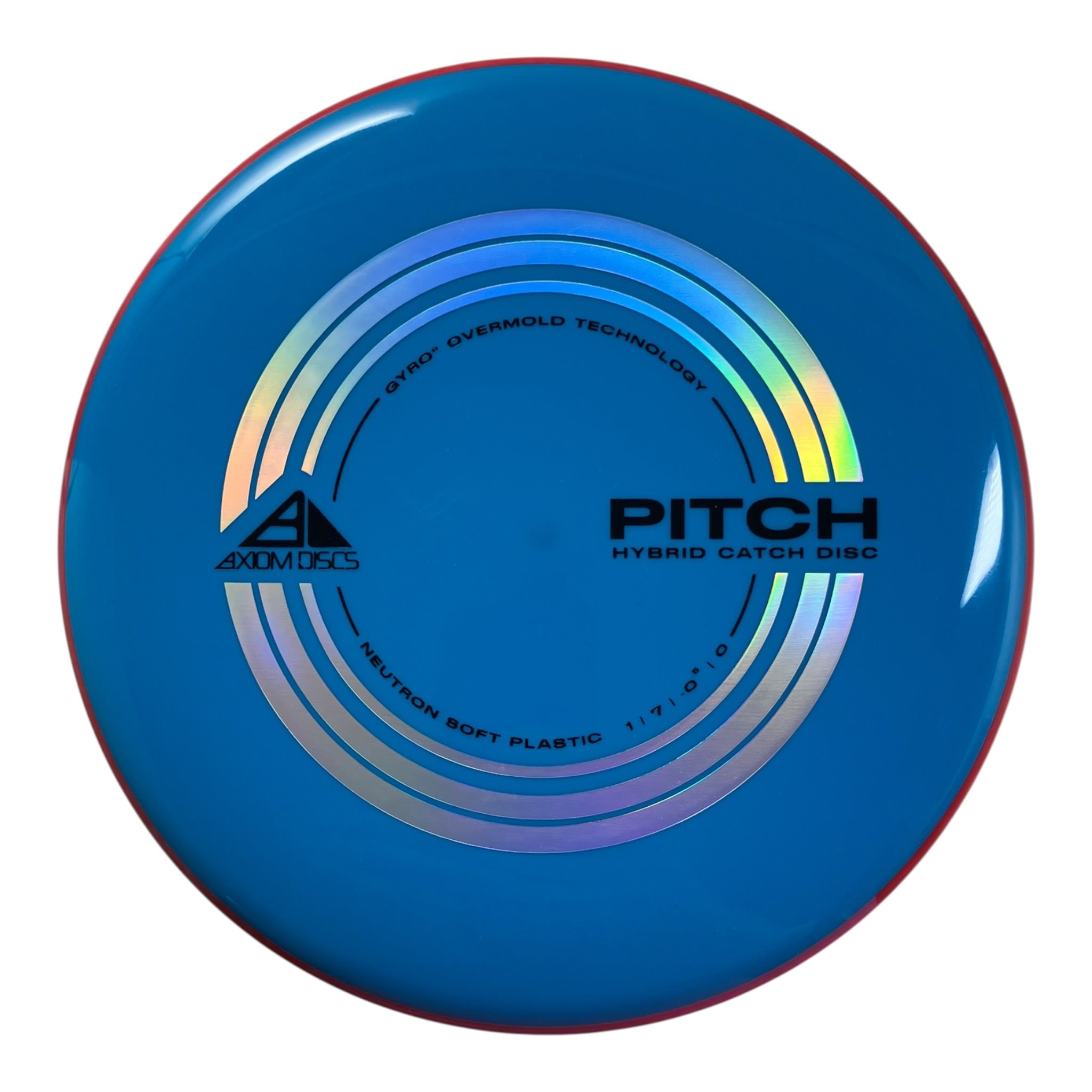 Axiom Discs Pitch | Neutron Soft | Blue/Red 154g (Project Lab Coat) Disc Golf