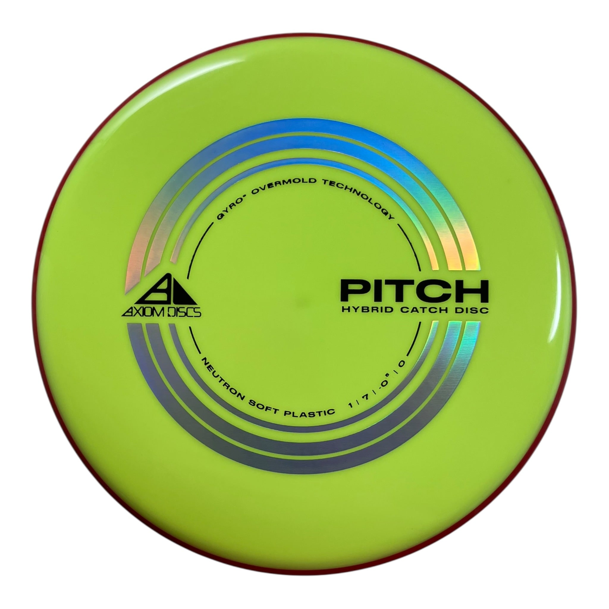 Axiom Discs Pitch | Neutron Soft | Yellow/Red 162g (Project Lab Coat) Disc Golf
