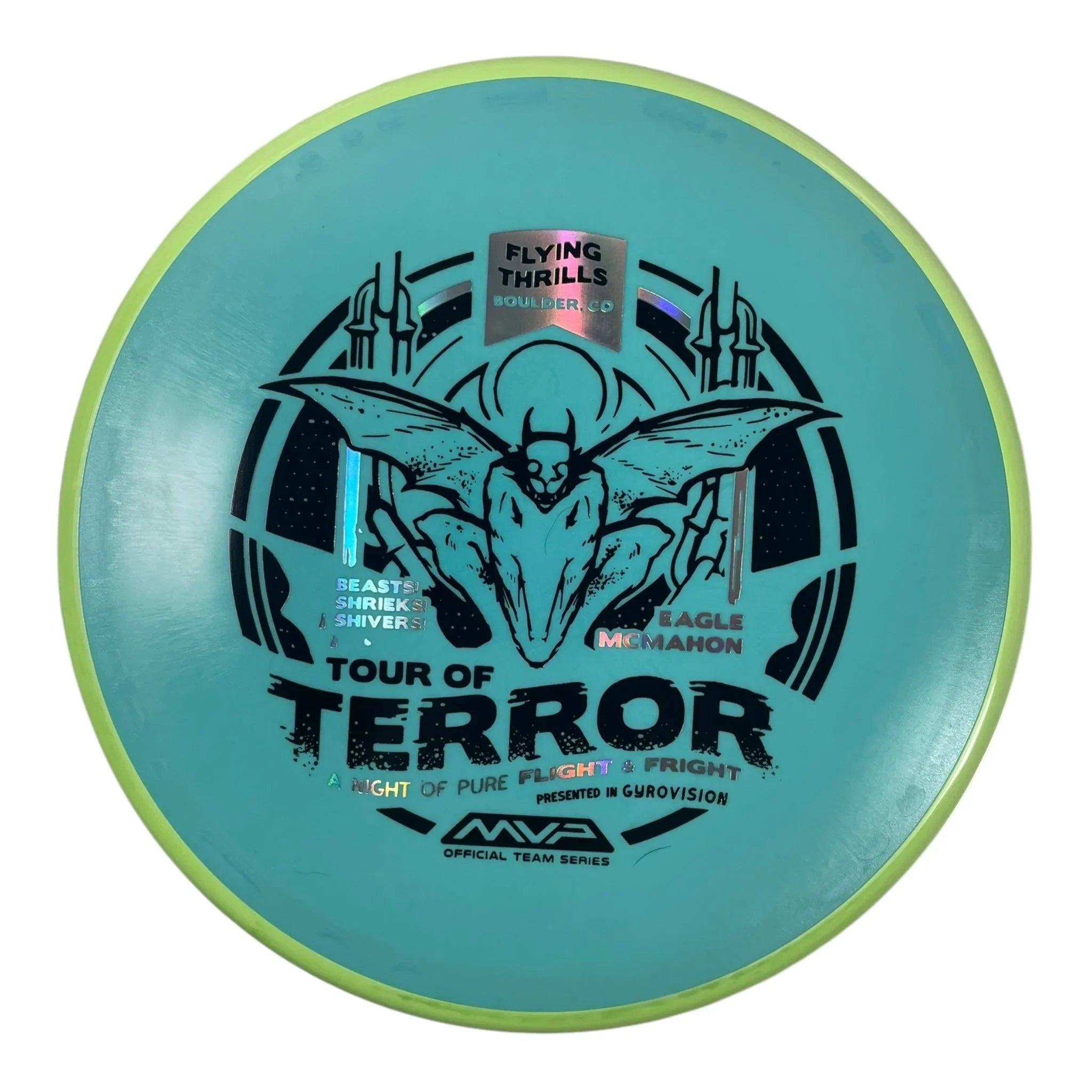 Axiom Discs Pyro | Fission | Teal/Green/Black 178g (Eagle Mcmahon) Disc Golf