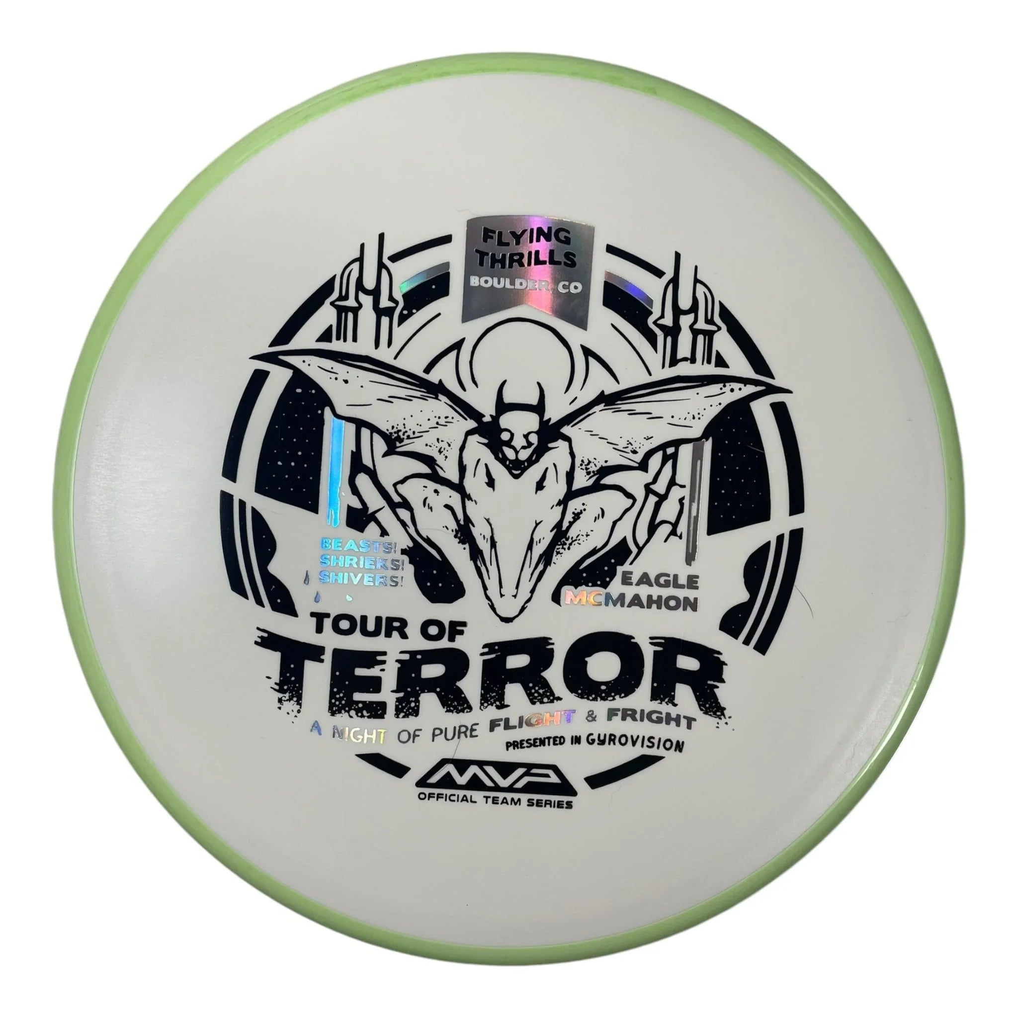 Axiom Discs Pyro | Fission | White/Green/Black 178g (Eagle Mcmahon) Disc Golf