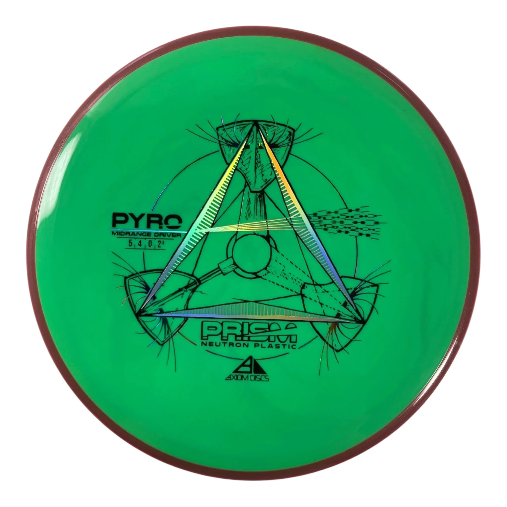 Axiom Discs Pyro | Prism Neutron | Green/Pink 177g Disc Golf