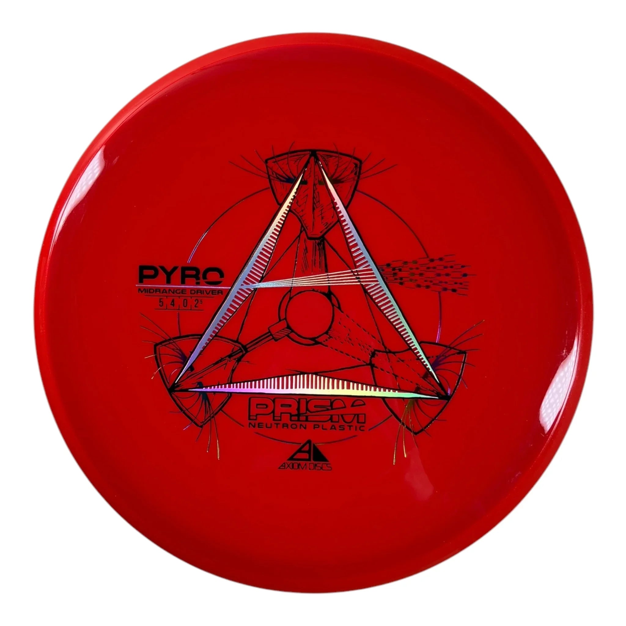 Axiom Discs Pyro | Prism Neutron | Red/Orange 178g Disc Golf