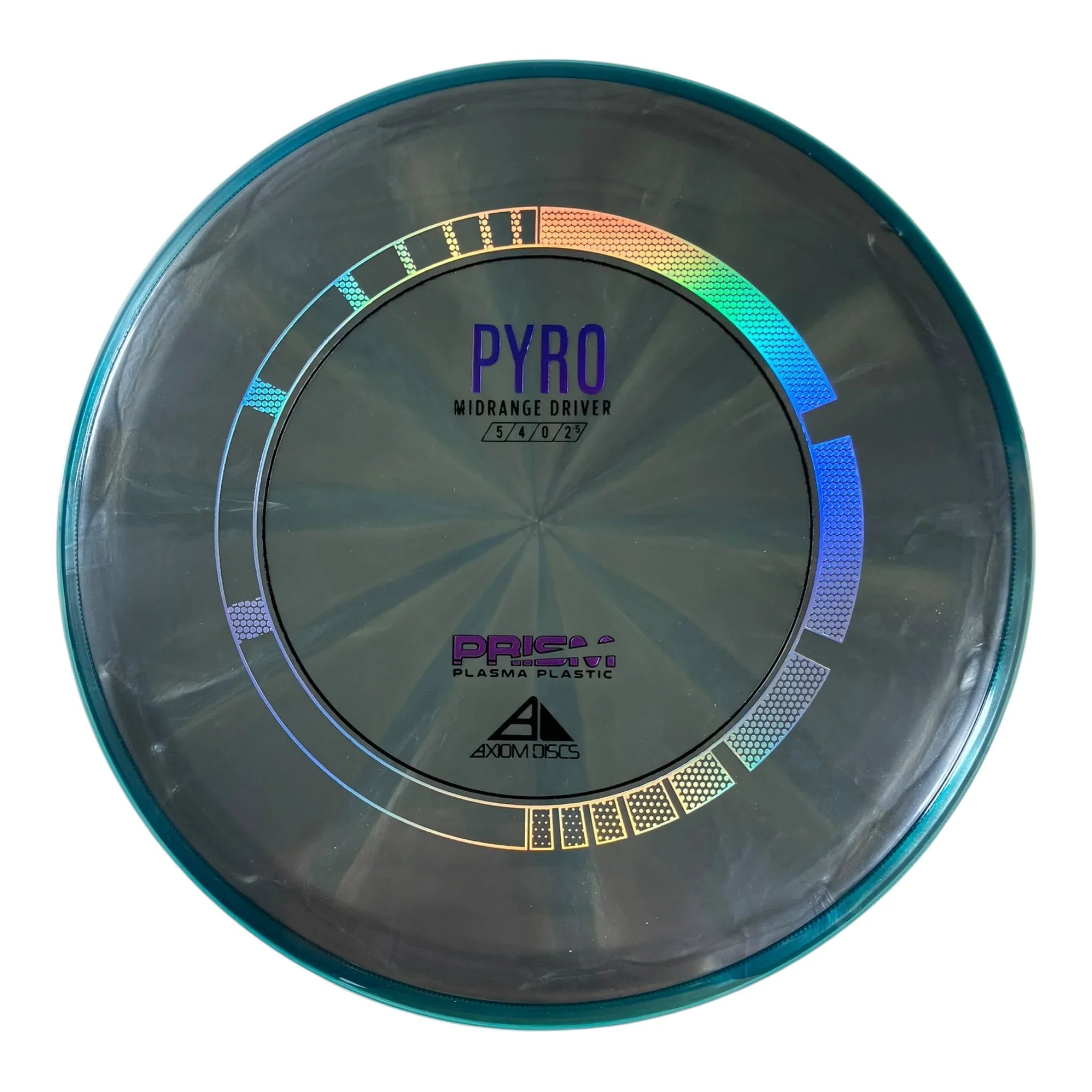 Axiom Discs Pyro | Prism Plasma | Grey/Blue 175g Disc Golf