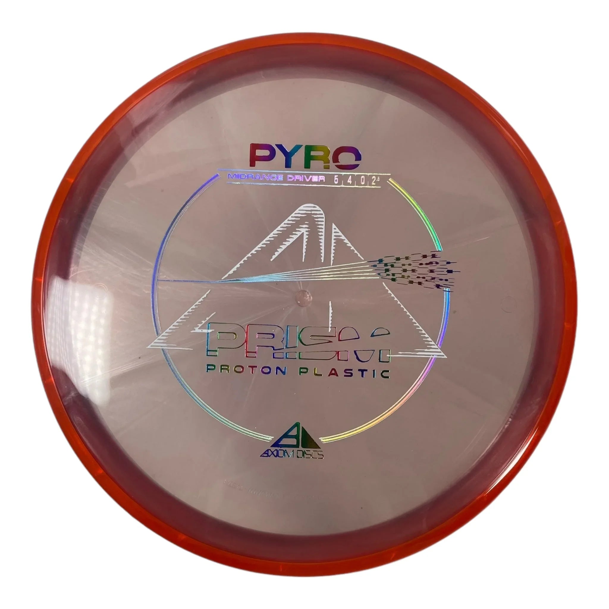 Axiom Discs Pyro | Prism Proton | Orange/Rainbow 177g Disc Golf