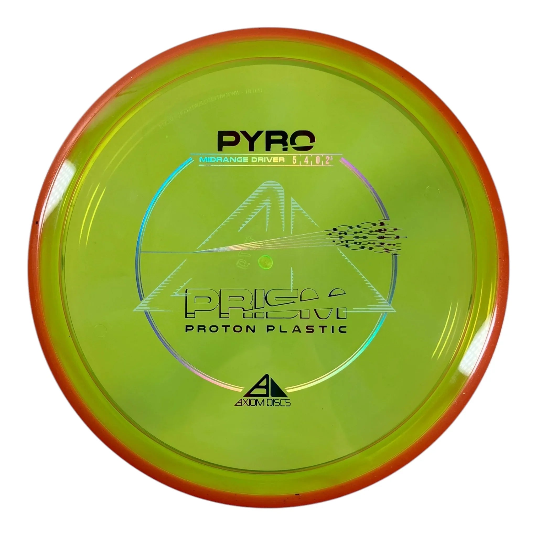 Axiom Discs Pyro | Prism Proton | Yellow/Rainbow 177g Disc Golf