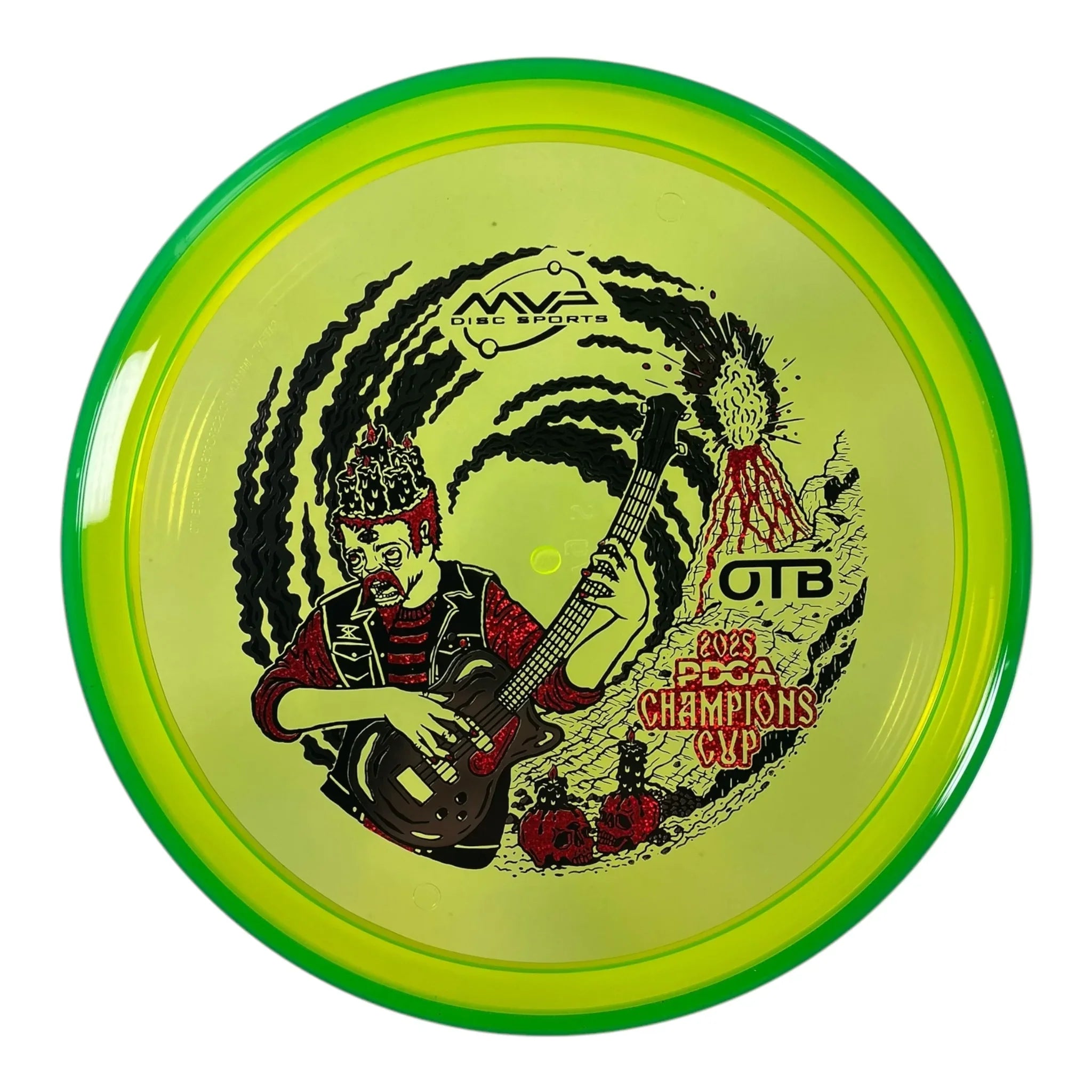 Axiom Discs Pyro | Prism Proton Soft | Yellow/Green 177g (OTB CC 2025) Disc Golf