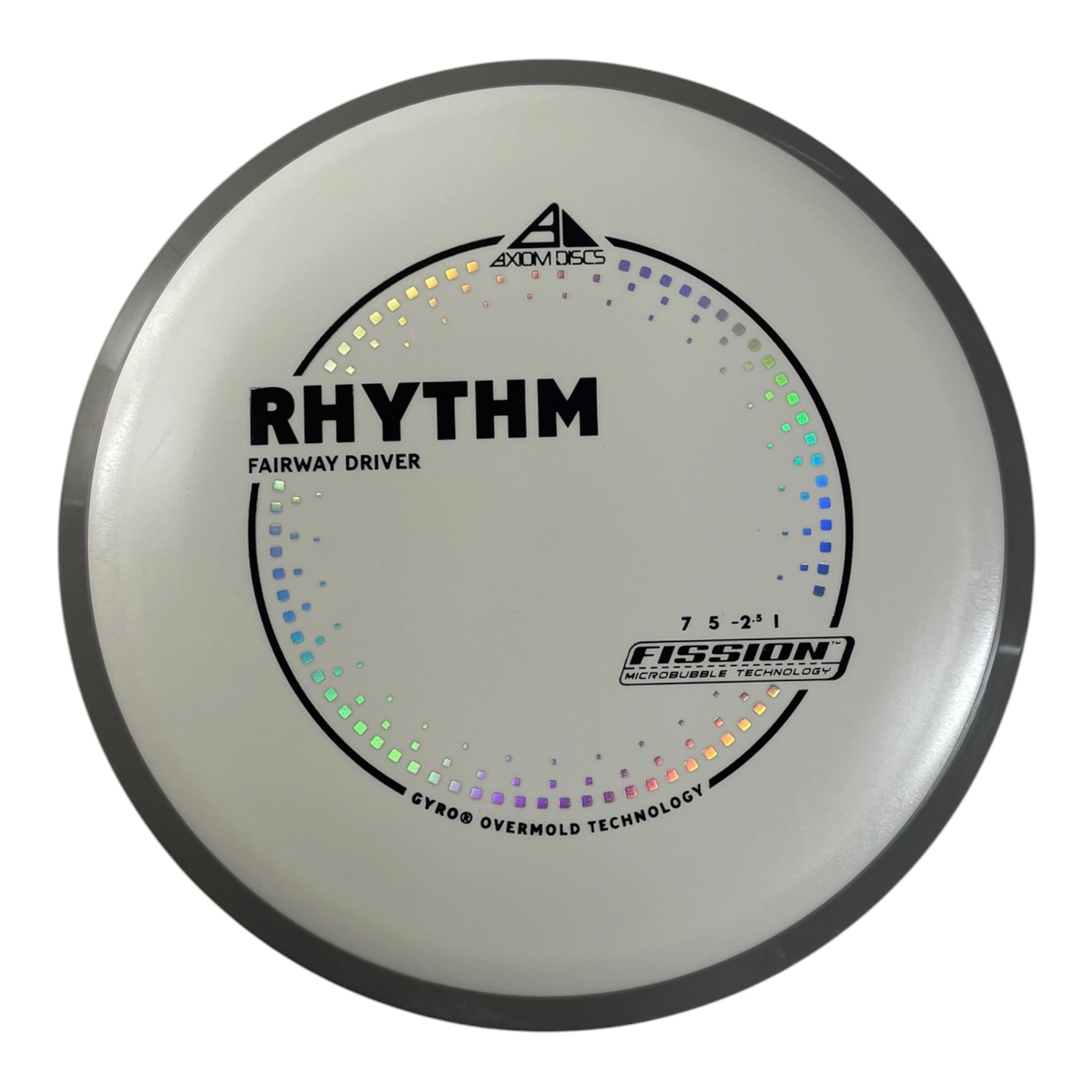 Axiom Discs Rhythm | Fission | White/Grey 164g (Project Lab Coat) Disc Golf