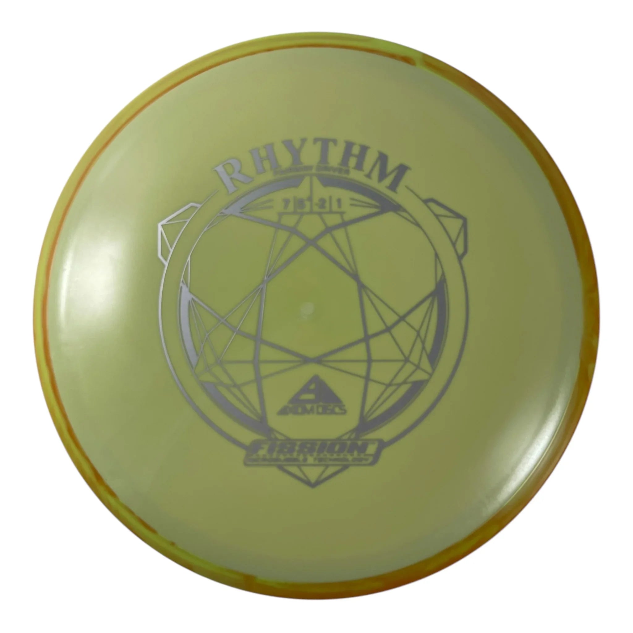 Axiom Discs Rhythm | Fission | Yellow/Orange 156g Disc Golf
