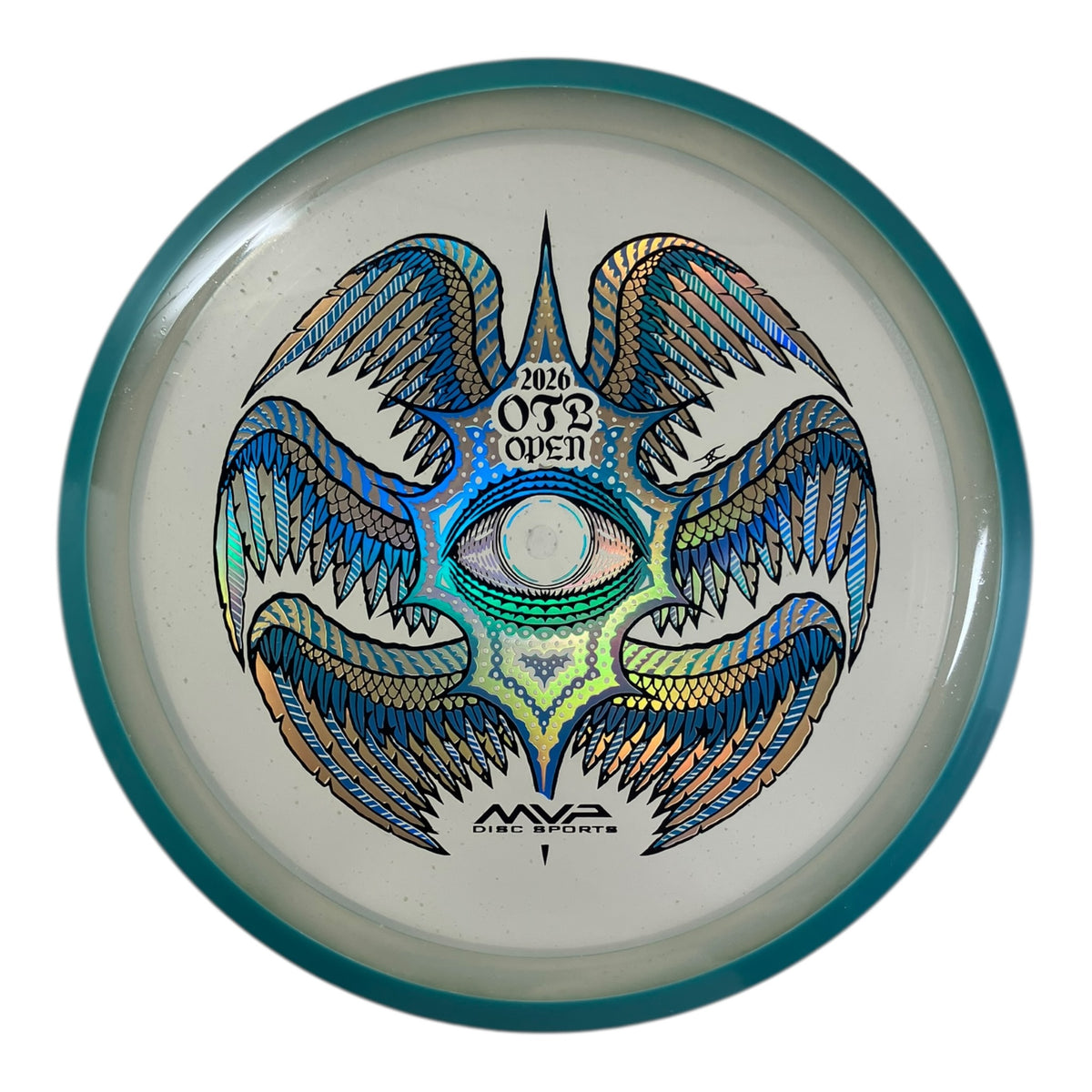 Axiom Discs Rhythm | Particle Glow Proton Soft | Clear/Blue 174-175g (OTB Open 2026) Disc Golf