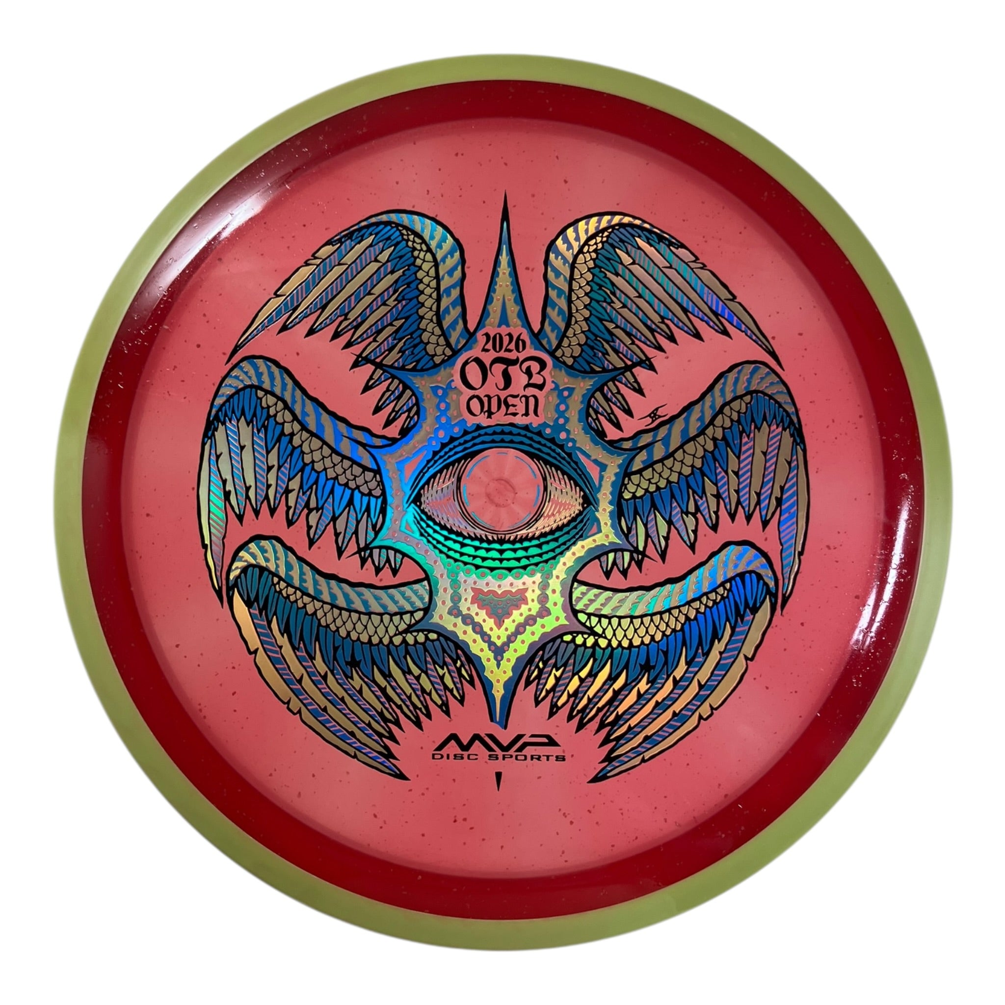 Axiom Discs Rhythm | Particle Glow Proton Soft | Red/Yellow 172-174g (OTB Open 2026) Disc Golf