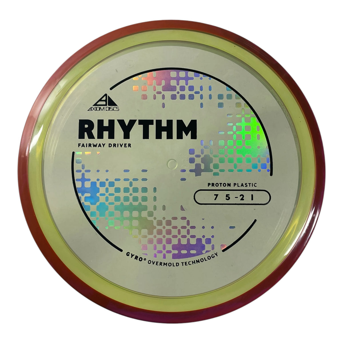 Axiom Discs Rhythm | Proton | Yellow/Orange 163g (Project Lab Coat) Disc Golf