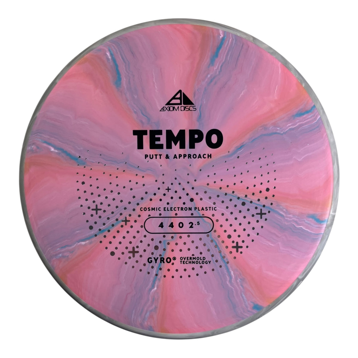 Axiom Discs Tempo | Cosmic Electron | Pink/Grey 175g (Project Lab Coat) Disc Golf
