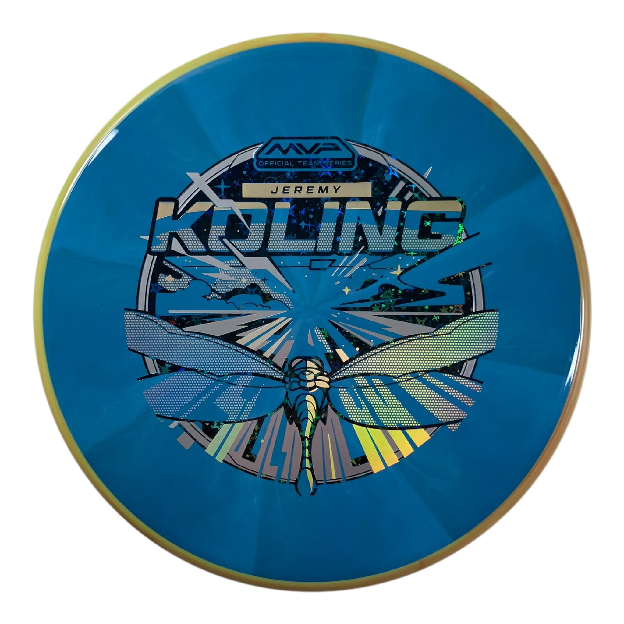 Axiom Discs Tempo | Cosmic Neutron | Blue/Yellow 174g (Jeremy Koling) Disc Golf