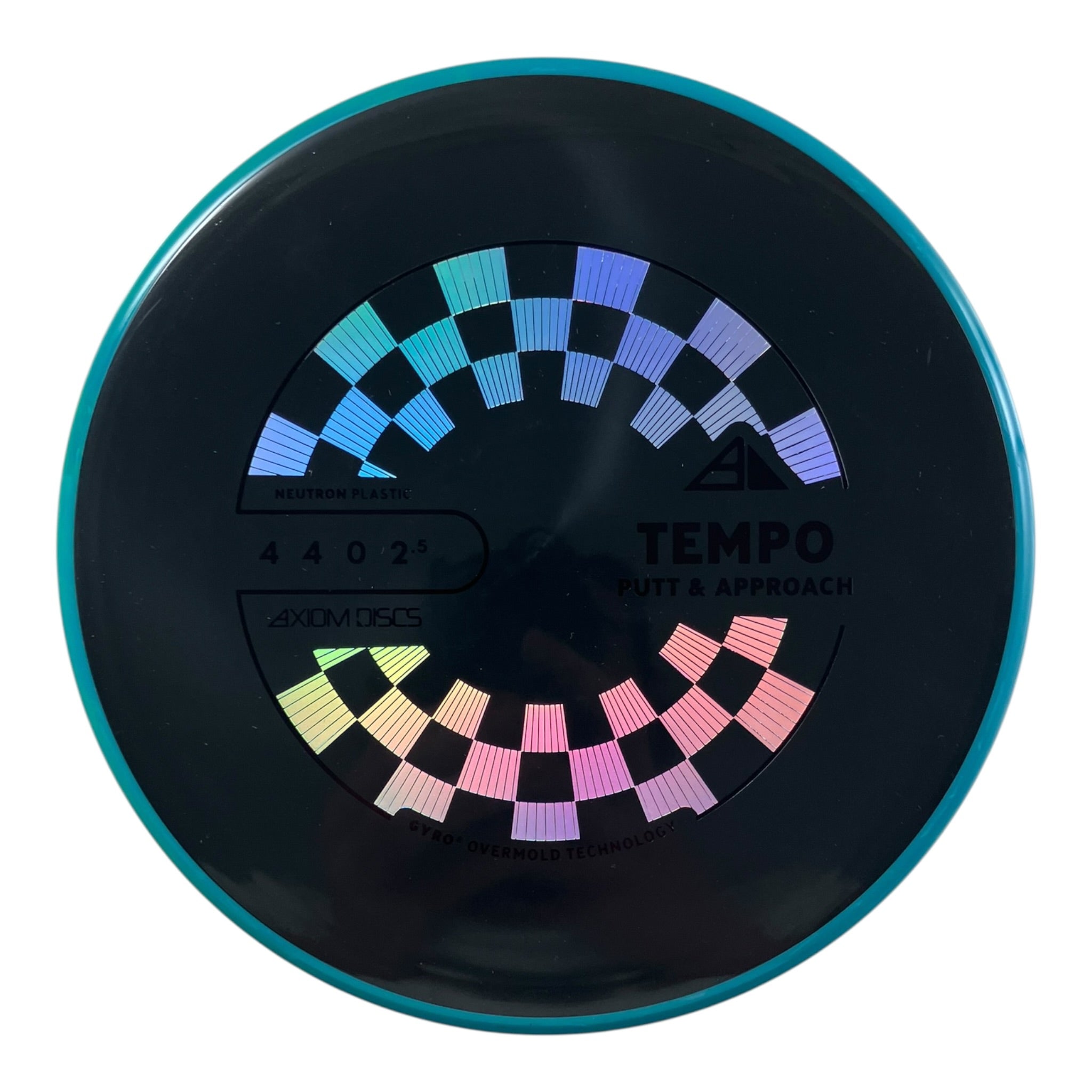 Axiom Discs Tempo | Neutron | Black/Teal 167g (Project Lab Coat) Disc Golf