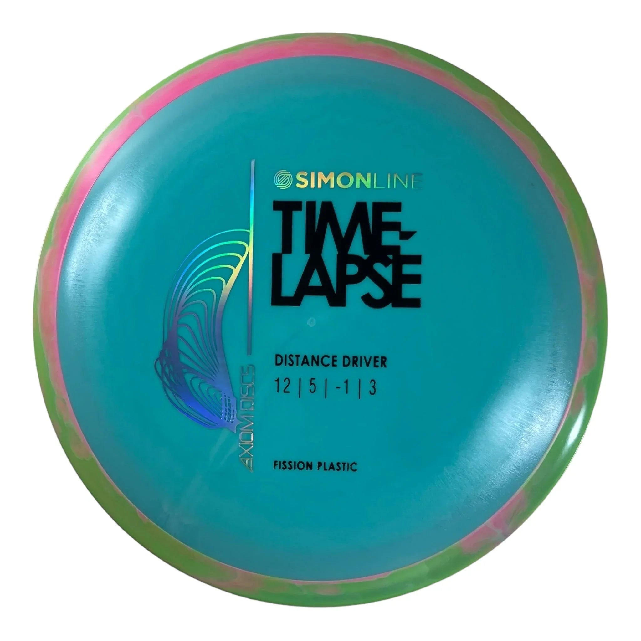 Axiom Discs Time - Lapse | Fission | Blue/Green 168g Disc Golf